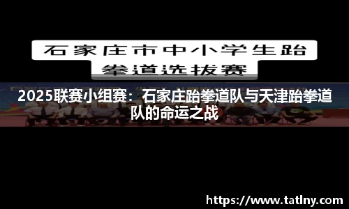 2025联赛小组赛：石家庄跆拳道队与天津跆拳道队的命运之战